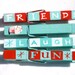 FRIENDS hand painted magnetic clothespin pegs