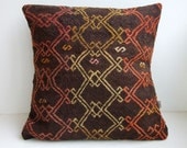 Anatolian - Turkish Rug Pillow Cover (kilim)