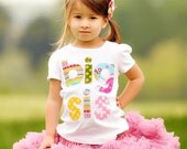 Big Sister Shirt Applique Big Sis Girls Short Sleeved Shirt
