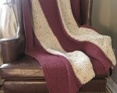 Raspberry Crochet Blanket