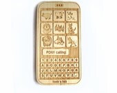 Wood smart phone toy - iphone- black berry - pony calling