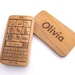 Wooden teething toy smart phone baby geek fun teething play personalized