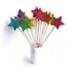 Wands - 6 star birthday party pastel fairy wand magic dress-up pretty
