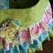 Ruffled Handbag/ Diaper Bag/ Caitlynn Tote-Large