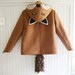 Adult Ladies Fox Coat in Sienna or Grey