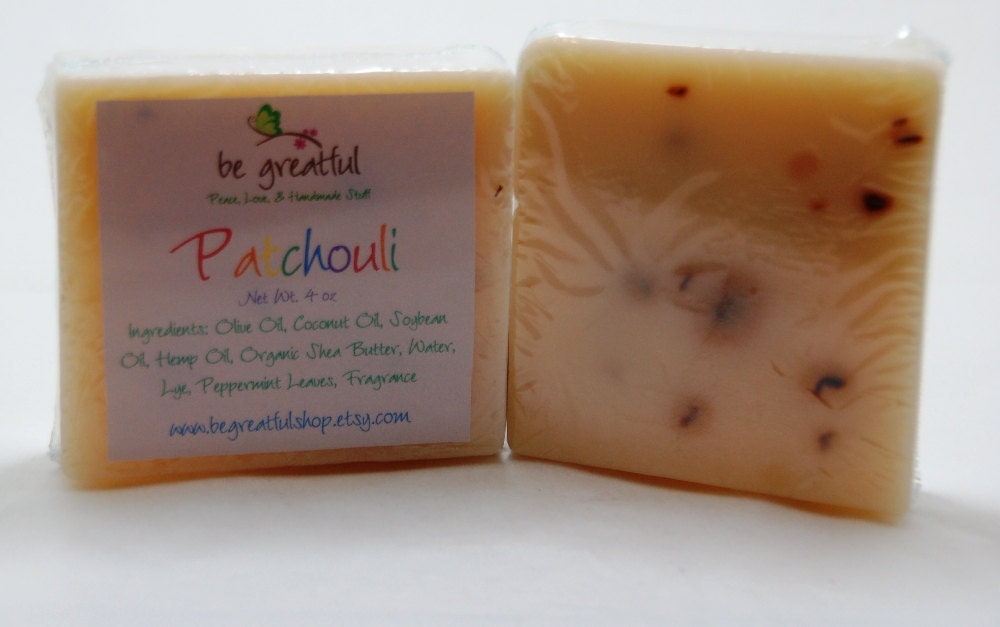 Vegan Patchouli Cold Process Soap Bar