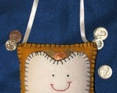 Tooth Fairy Pillow - Honey Gold