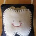 Navy Blue Tooth Fairy Pillow