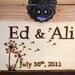 Personalized Rustic Wood Wedding Card Box, Keepsake Box, Dandelion in the Breeze