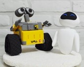 Wall - E, Eve custom wedding cake topper Decoration Gift