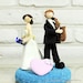 Teacher and music mania wedding cake topper gift decoration