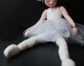Needle Felted Ballerina Doll
