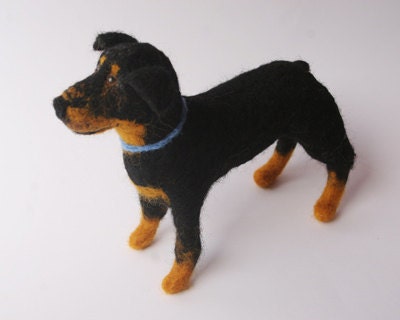 Rottweiler Dog Sculpture