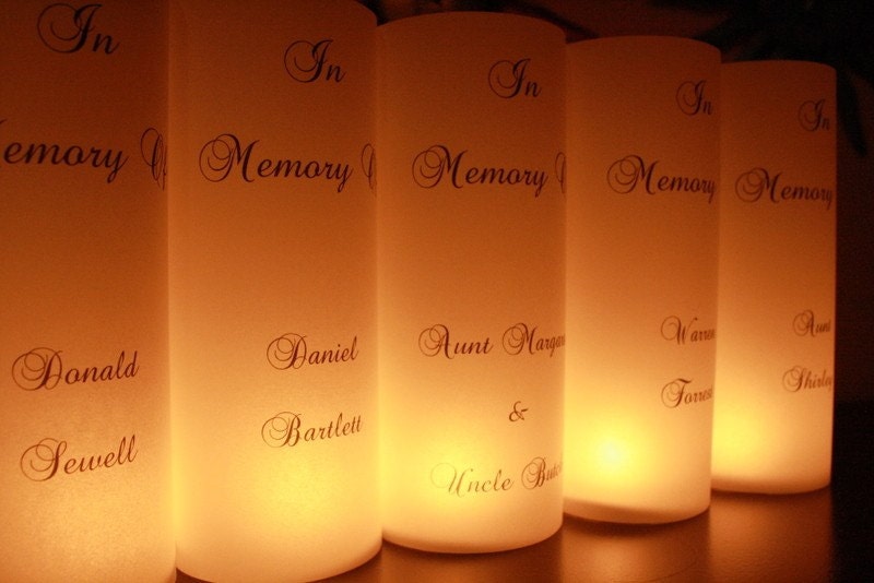Memorial Candle Luminaria