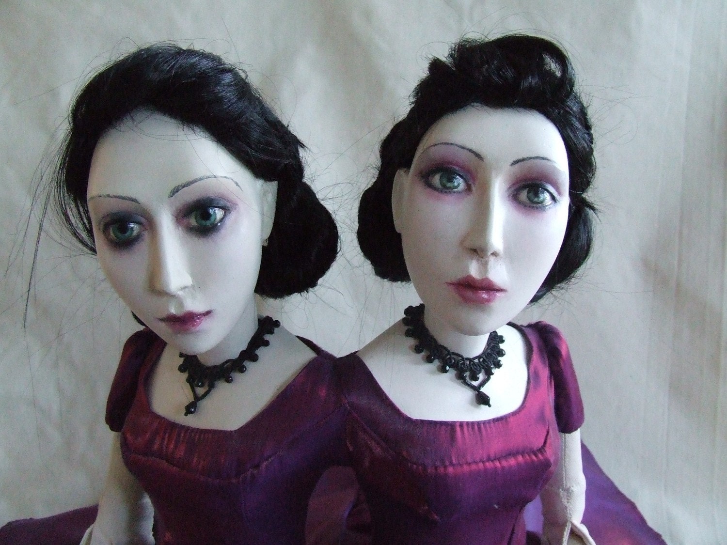 OOAK  Conjoined twin doll