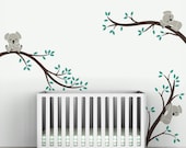 Koala Tree Branches Wall Decal by LittleLion Studio