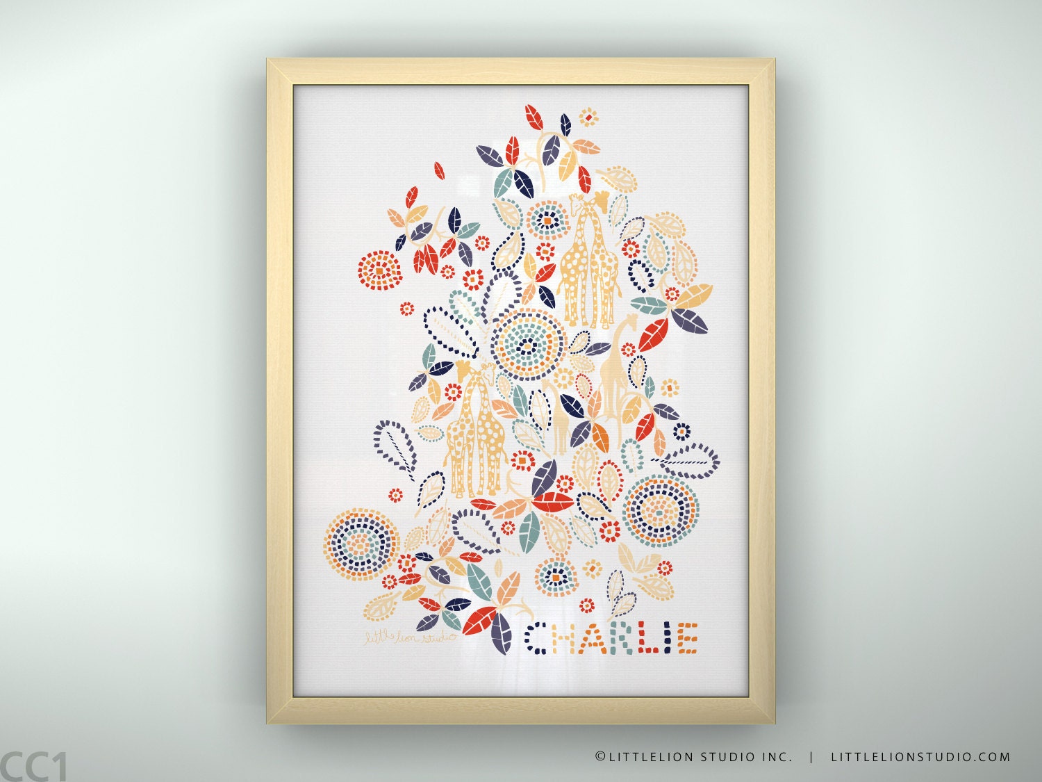 Custom Baby Print - Zulu - Unframed - 8.5 x 11"