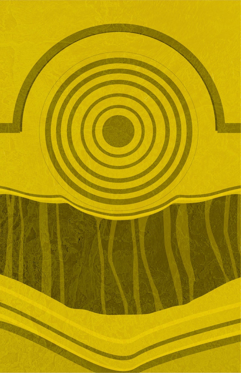 Star Wars Inspired C-3PO Character Portrait - 11x17 Fine Art Print