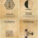 Any 5 Fringe Science Fiction Inspired Iconography Poster Series - 11x17 Vintage Warning Posters