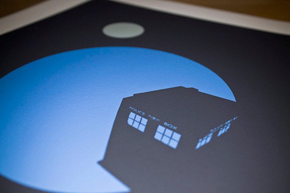 Journey's End // Doctor Who Poster // 11x17 Minimalist Geek Art Print