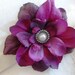 Plum Purple Delphinium Flower Headband