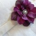 Plum Purple Delphinium Flower Headband