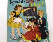 1954 Merrill Big Coloring Book - Good condition
