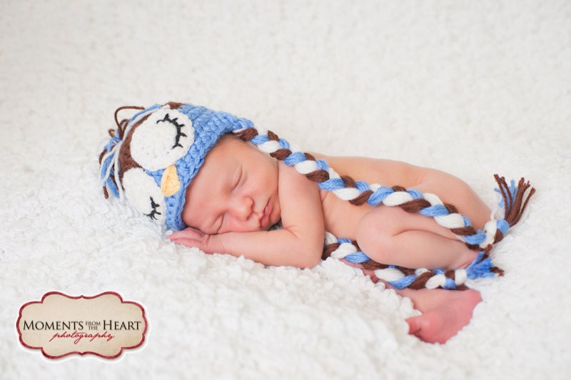 Sleepy Baby Owl Hat