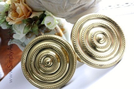 Brass Curtain Tie back