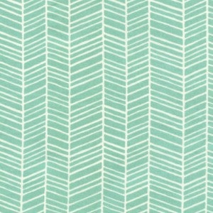 1 YARD Herringbone in pond, Modern Meadow by Joel Dewberry