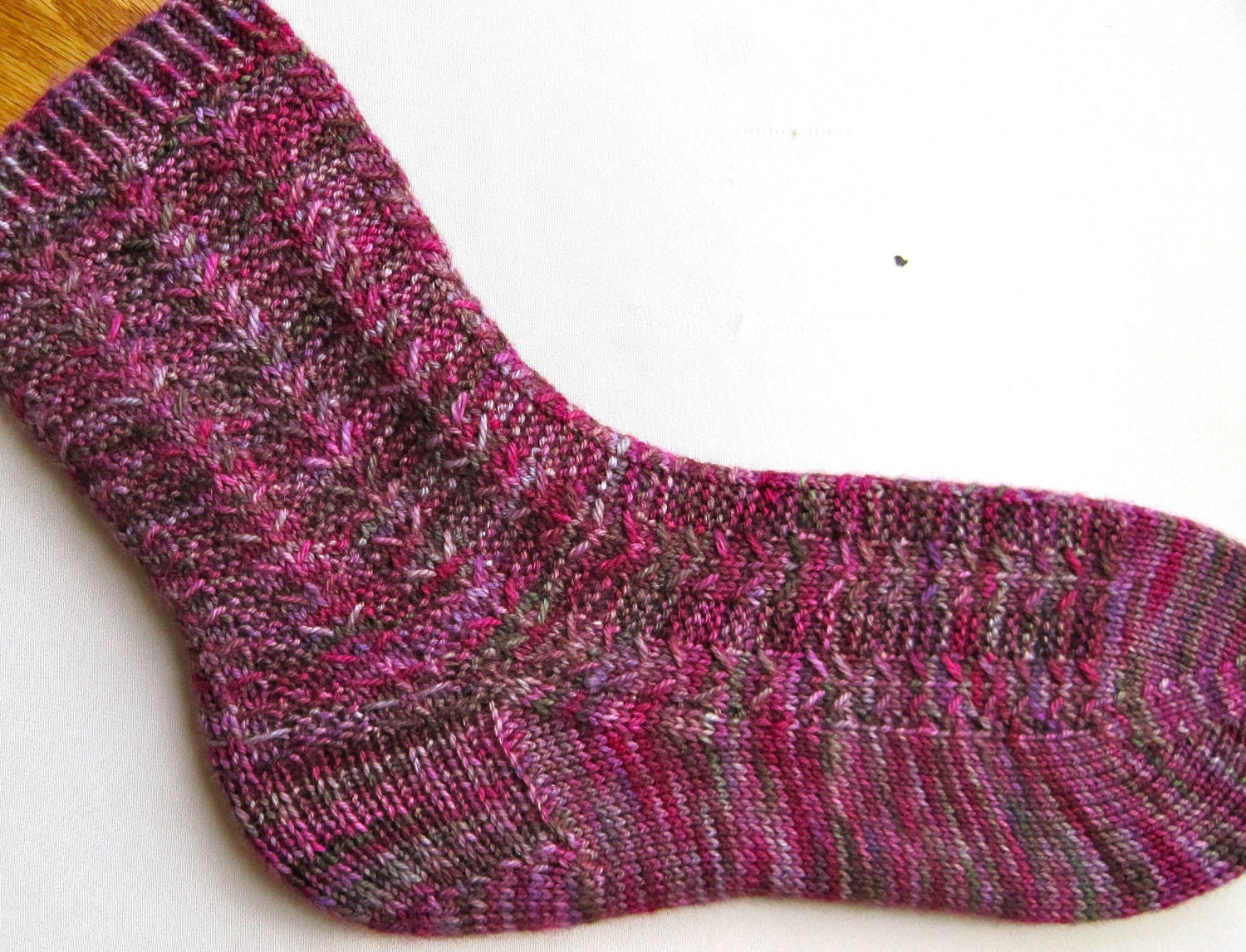 Knitting a Slipper Sock Using Garter Stitch