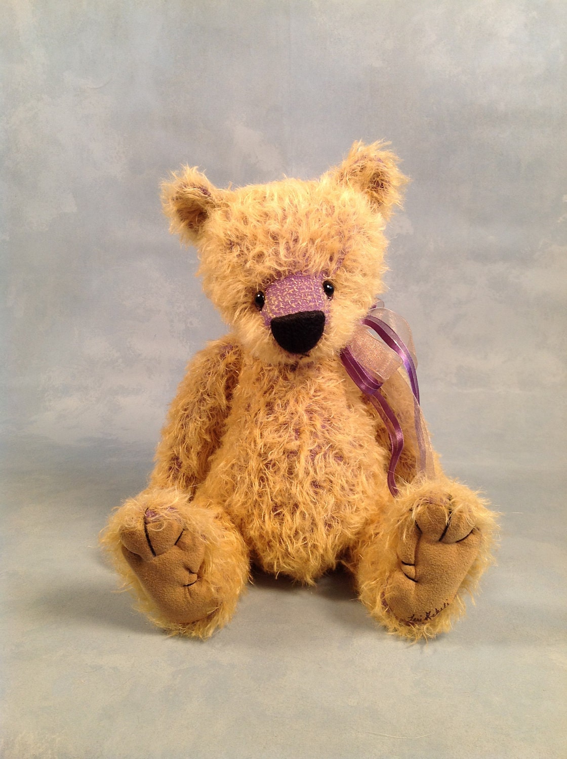 Teri Kehrli presents Kingsley OOAK Artist Mohair Teddy Bear 12.5"