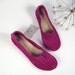 Ciclamino Leather Handmade Soft Oxfords