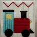Train Tissue Box Cover