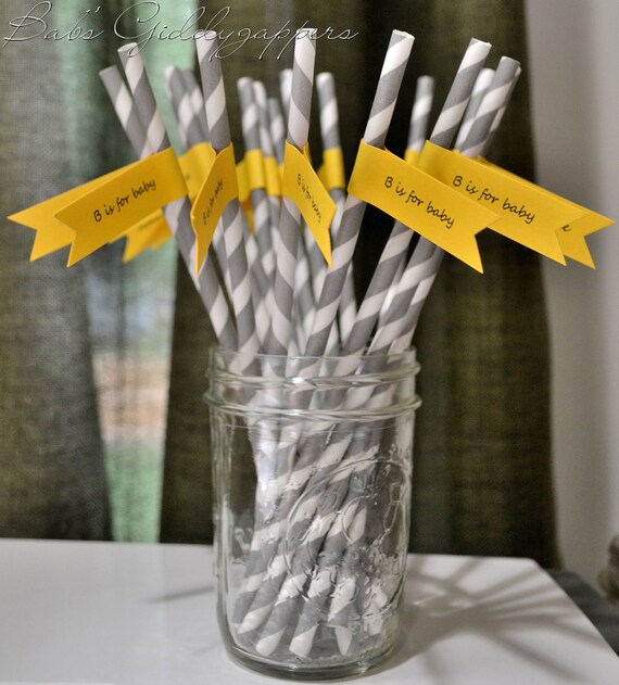 Drinking Straws for Baby Shower