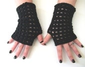 Custom Lace Fingerless Gloves Mesh Texting Gloves Driving Gloves Choose Colors