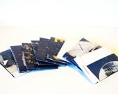 50% off sale Snow Globe Matchbook Notebooks Christmas Themed Note Pads Set of 10 Recycled Covers Ready To Ship