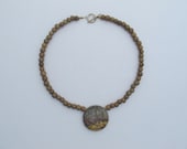 Large Stone Statement Necklace - River Creek King Necklace