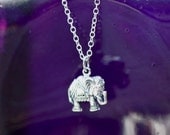Remember Me-Silver Elephant Charity Necklace