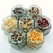 Gourmet popcorn sampler - old fashioned popping corn - colored popcorn kernels for foodie gift - with snack bags, gift box, recipes