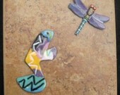 You Just Flew-Found Objects on Tile-Holiday Special Pricing