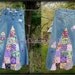 Classic Hippie patchwork Long Jean Skirt Custom Order to Your Size 0-14