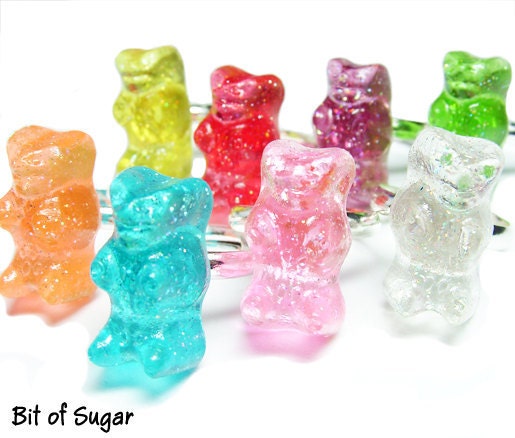 Candy Bear Rings