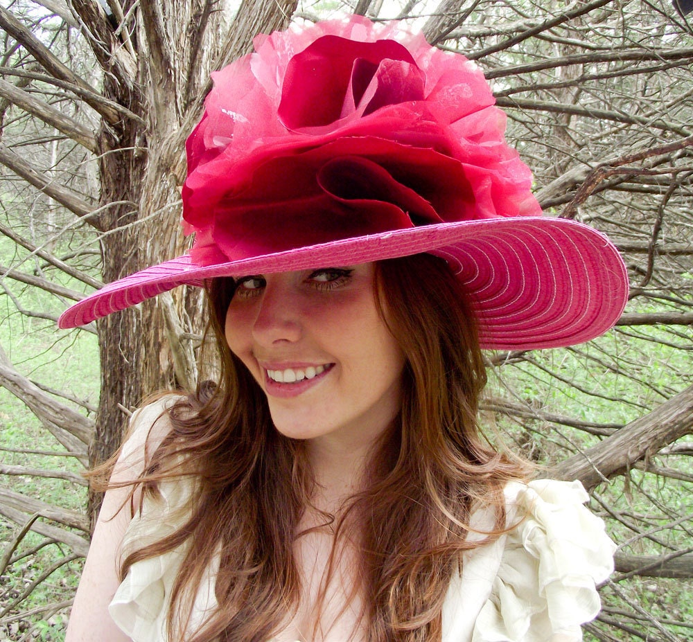 Customize A Kentucky Derby Hat in Pink