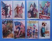 July 4th Independence Day Edible Image Wafer Paper for your cookies, fondant, cakes or chocolate