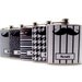 Mustache Flasks for Groomsmen Best Man Set of 5 Black and White  Hip Flasks 6oz or 8oz Wedding Favors