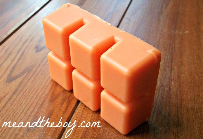 Soy Wax Tart  Sweet orange and chili pepper  Highly scented.   3oz
