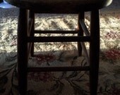 Oak step stool