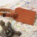 Personalized Passport Case & Luggage Tag in Set - Leather - Hand Stitched