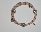 Lovely Heart Double Loop Bracelet